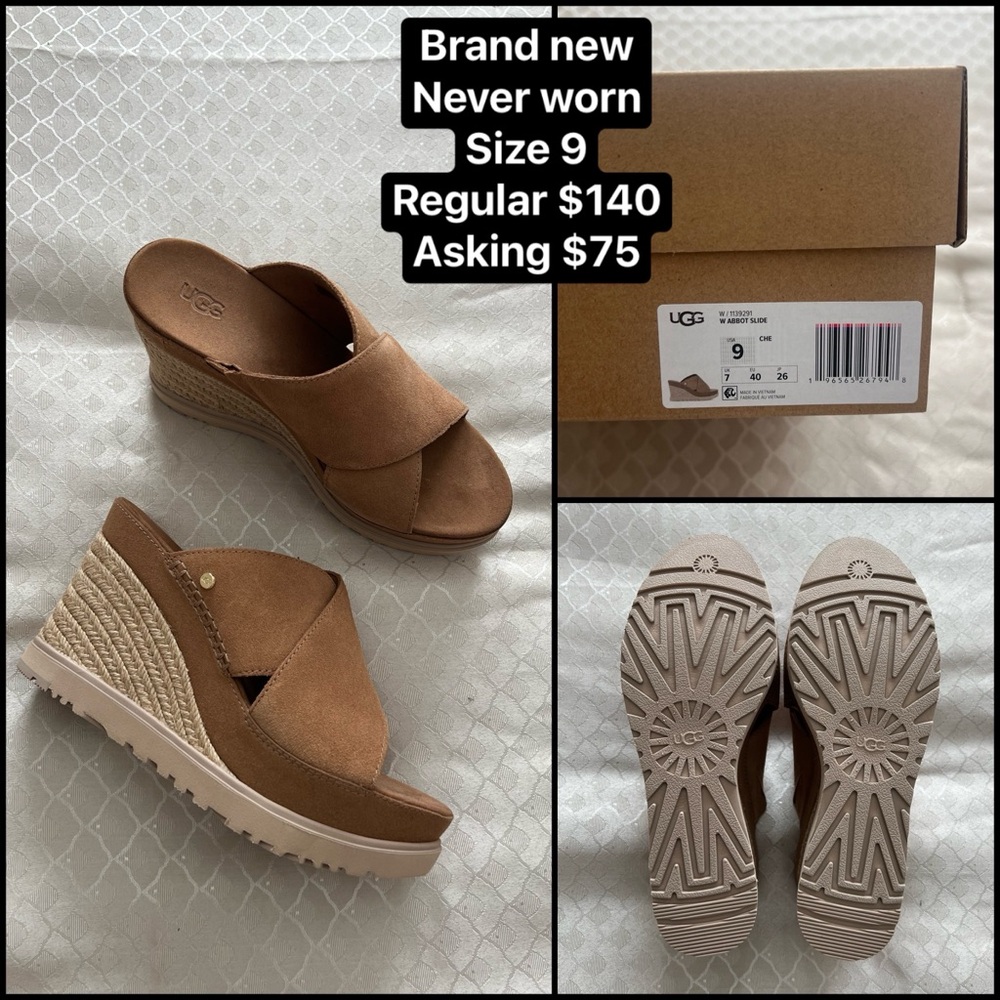 Ugg slip on wedges